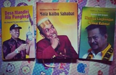Tiga buku karya Kak Farid. (foto: ist/palontaraq)