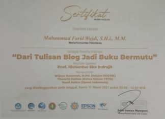 Dari Tulisan Blog Jadi Buku Bermutu